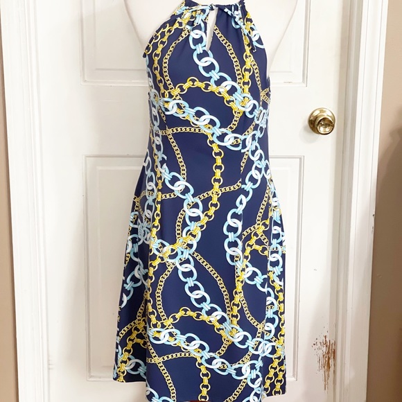 J. McLaughlin Catalina Cloth Maria Halter Dress